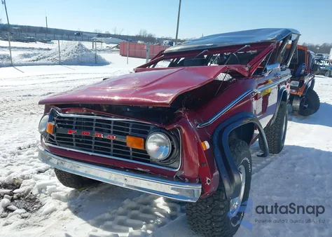 1971 Ford Bronco из США, поврежденный, VIN U15GLJ82382